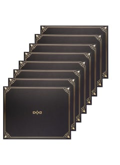 MATICAN Certificate Holders 25Pack Certificate Covers For Letter Size 8.5 X 11 Inch Paper Certificate Folders Black 9 X 11.5 Inches  - Image 1