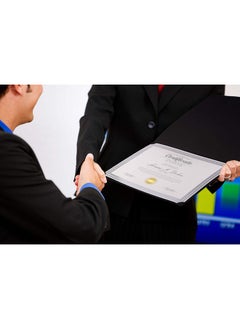 MATICAN Certificate Holders 25Pack Certificate Covers For Letter Size 8.5 X 11 Inch Paper Certificate Folders Black 9 X 11.5 Inches  - Image 3