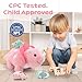 Karister 176in Pink Dinosaur Toys for Girls Mommy Dinosaur Stuffed Animal with 3 Baby Dino PlushTriceratops Stegosaurus and DiplodocusSmall Dino Plushies for Girls and BoysGifts for Kids - Image 2