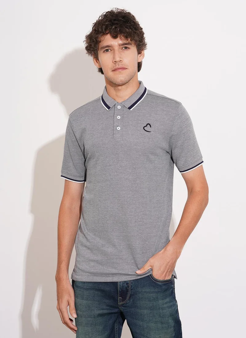 Being Human Printed Polo Collar Short Sleeves Regular Fit T-shirt