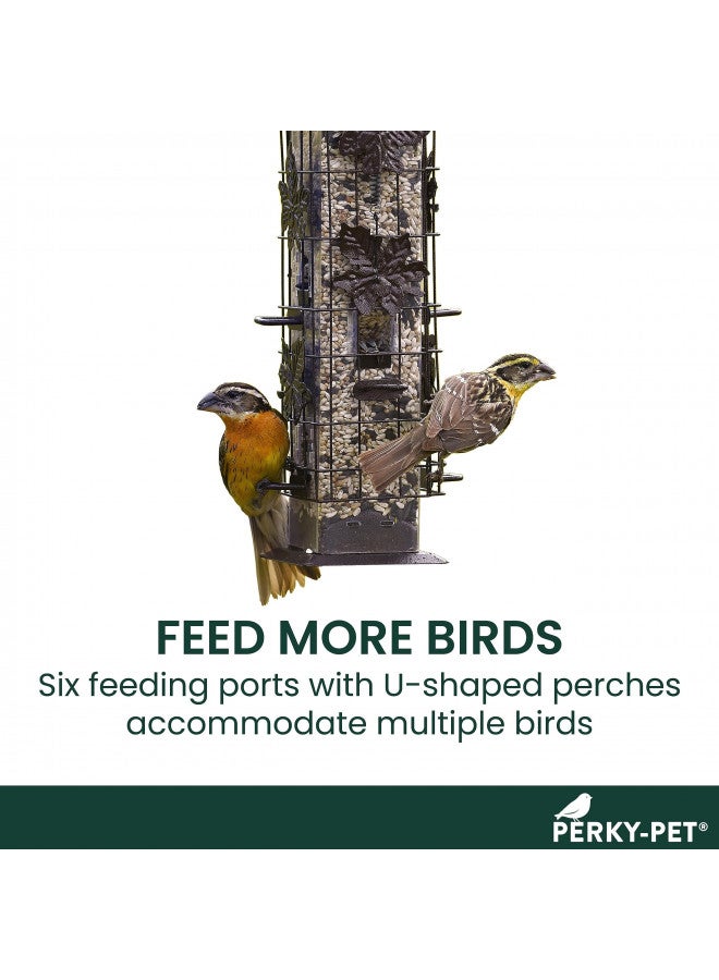 Perky-Pet 336-1SR Squirrel-Be-Gone Bird Feeder, 2LB Squirrel Proof Outdoor Wild Bird Feeder with Weight-Activated Perches - Image 4