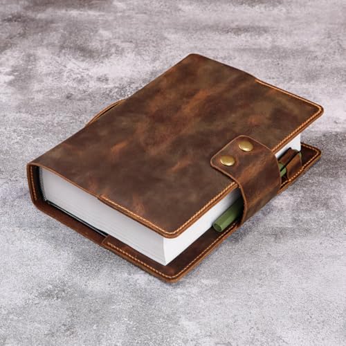 D&M leather studio ESV Study Bible Cover – Full Grain Leather Bible Case with Handle, Handmade Vintage Protector for ESV Study Bible Only - Image 3