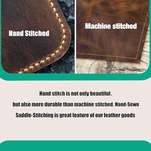 D&M leather studio ESV Study Bible Cover – Full Grain Leather Bible Case with Handle, Handmade Vintage Protector for ESV Study Bible Only - Image 5
