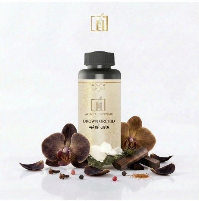 زيت عطر Brown Orchid الفاخر 500 مل – تركيبة عالية التركيز تمنحك رائحة فاخرة تدوم طويلاً، مثالية لتعطير المنازل والمكاتب باستخدام أجهزة التعطير والمرطبات. - Image 1