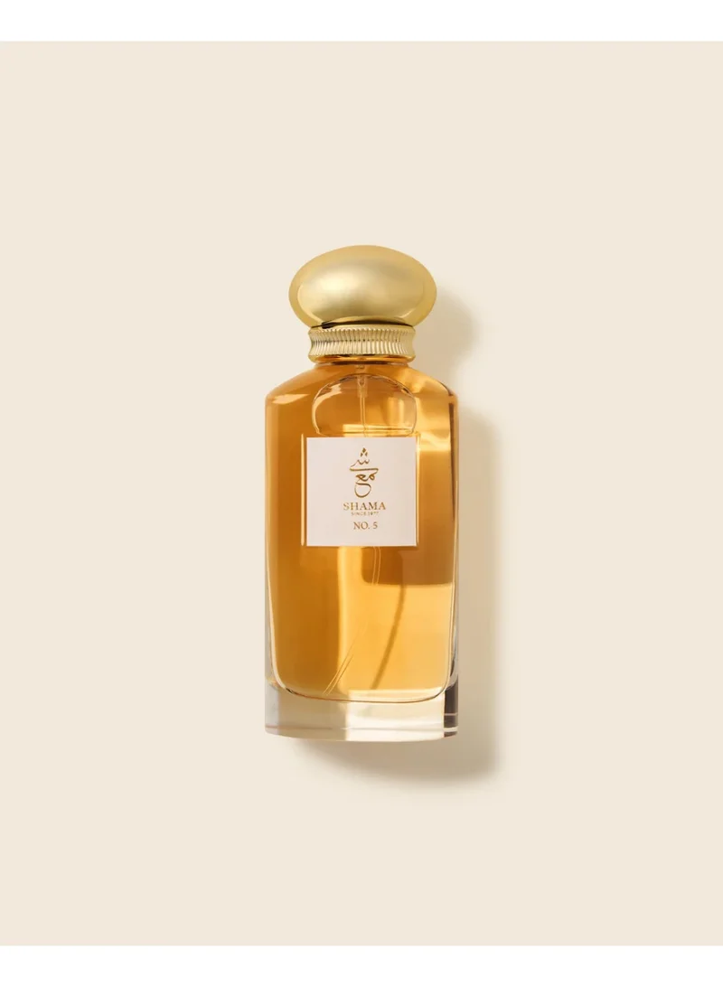 Shama Shama No. 5 Luxury Eau de Parfum | Long-Lasting Floral Amber Perfume for Men & Women | Jasmine, White Amber & Musk | 90ml