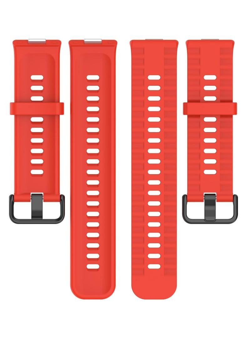 DTBG Soft Silicone Watch Straps, Suitable For Huawei Fit 3/ Fit 4/ Fit 4 pro , Waterproof, Breathable and Adjustable Sports Watch Straps  - Image 4