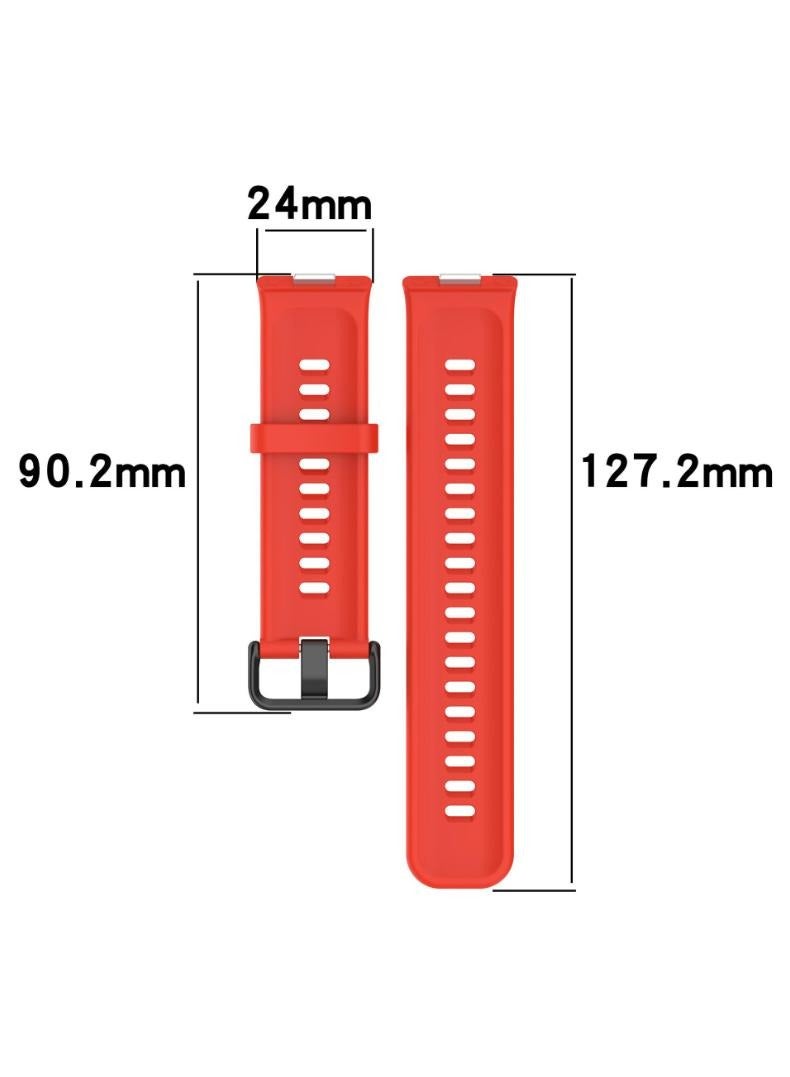 DTBG Soft Silicone Watch Straps, Suitable For Huawei Fit 3/ Fit 4/ Fit 4 pro , Waterproof, Breathable and Adjustable Sports Watch Straps  - Image 3