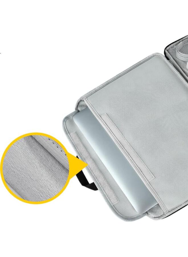 Bubm Laptop Bag, Handheld, 14-Inch, Suitable For Apple, Huawei, Lenovo Xiaoxin, Business, Simple, Handheld Briefcase - Image 2