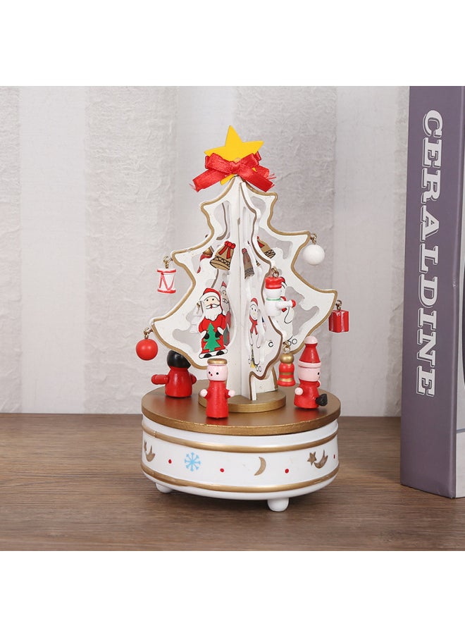 Gifts Wooden Music Box Music Box Decoration Crafts Gifts For Children Music Tree Wholesale-Color:ZT2-923L  - Image 4