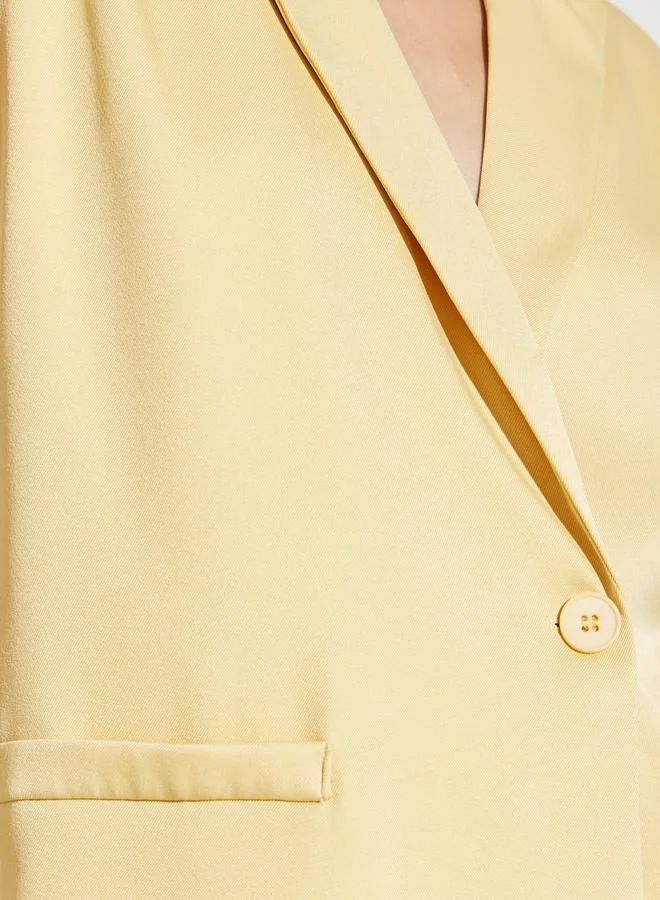 Styli Yellow Sleeveless Waistcoat