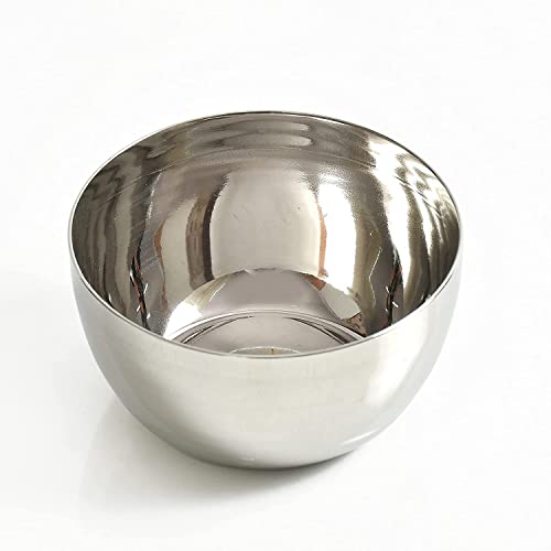 GALOOF Stainless Steel Heavy Gauge Katori Set Of 6 | Dal Vati Veg Bowl Set For Dining And Serving | Wati Vatki Designer Dining Bowl Set (Set Of 6), 0.25 liter - Image 3