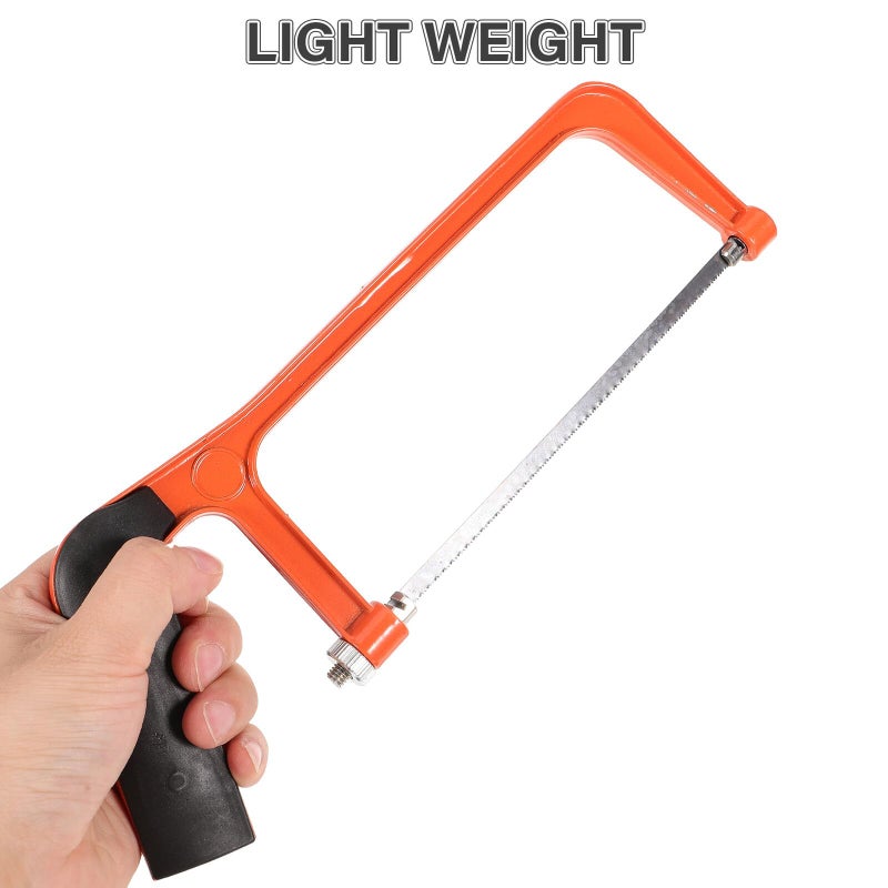 Compact Aluminum Mini Hacksaw For Metal Plastic Woodworking Gardening Camping - Image 5