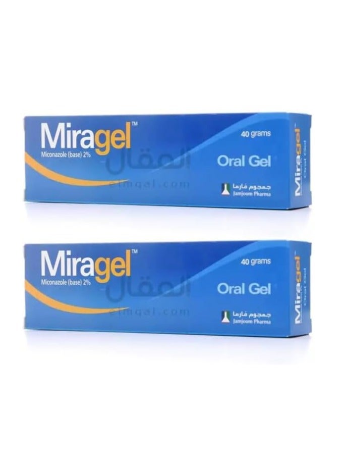 gsk Miconazole Gel 40g 2 PCS