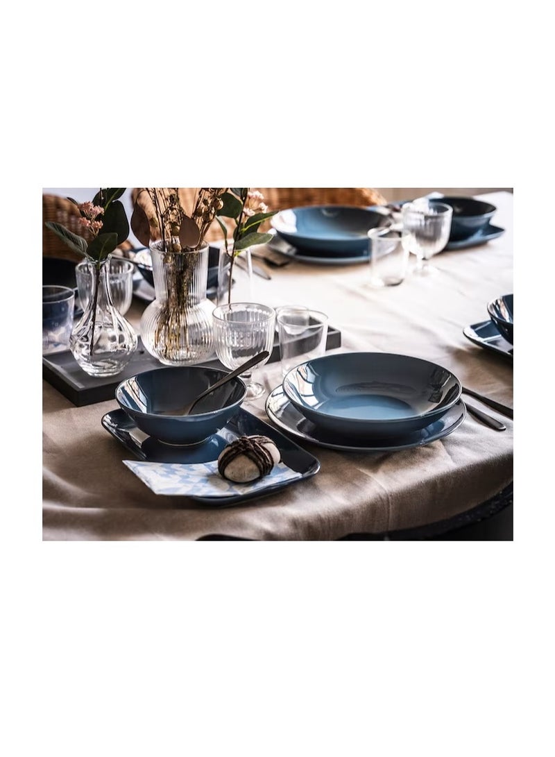 خدمة 24 قطعة ، فيروزي غامق لامع - Image 3