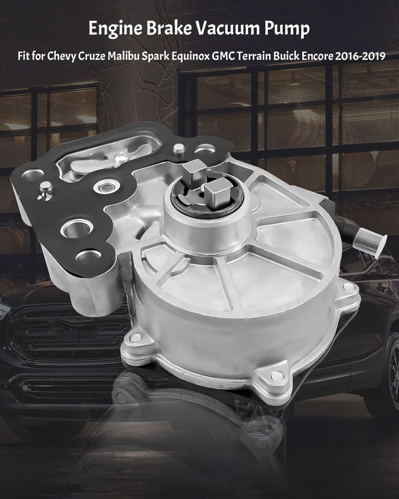 AUGREX 12684050 Brake Vacuum Pump for Engine 1.4L1.5L Fit for Chevy Cruze Malibu Spark Equinox GMC Terrain Buick Encore 2016 2017 2018 2019 Replacement 12662789 12673905 702551330 012660564 12660564 12678247 - Image 2