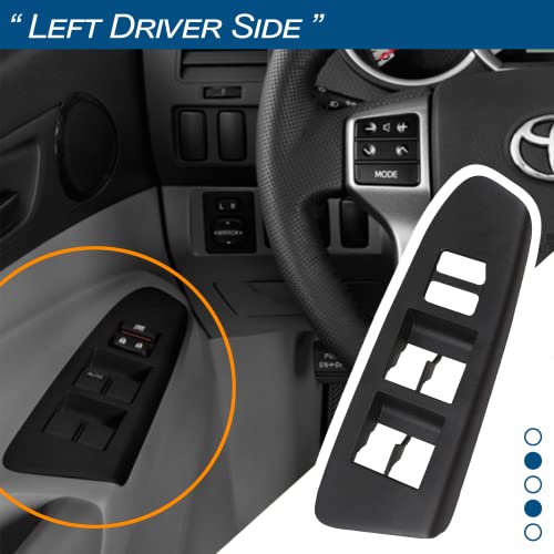 APPERFiT Window Switch Bezel Cover for Front Door Left Driver Side Compatible with Toyota Tacoma 2012 2013 2014 2015 Replaces 74202-04040 Window Switch Trim Accessories - Image 3