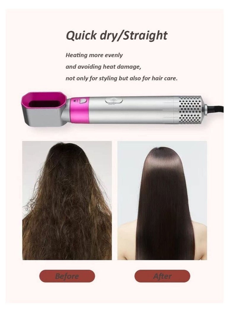 ELTRAZONE 5 in 1 one-step hair dryer and volumizer hot air brush for Straightening Curling Drying - Image 4