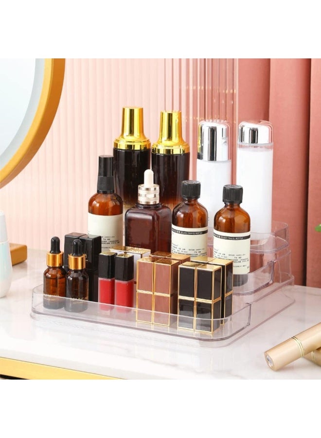 BPA Acrylic Risers Display Stand, 3 Tier Cupcake Holder, Clear Perfume Organizer Stand, Display Shelf for Figures and Collection, Dessert Shelves for Party, Display Risers for Decoration and Organizer - Image 5