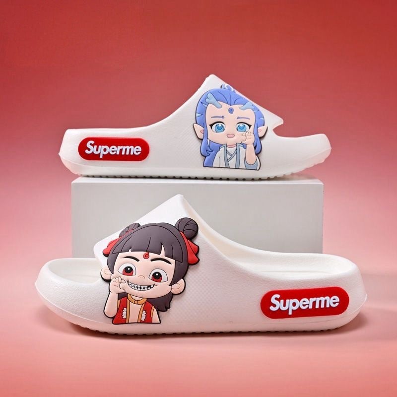 Nezha Ao Bing Kidsren'S Slippers Boys New Boys Non-Slip Girls Indoor Kidsren Girls Bathing Summer Baby - Image 3