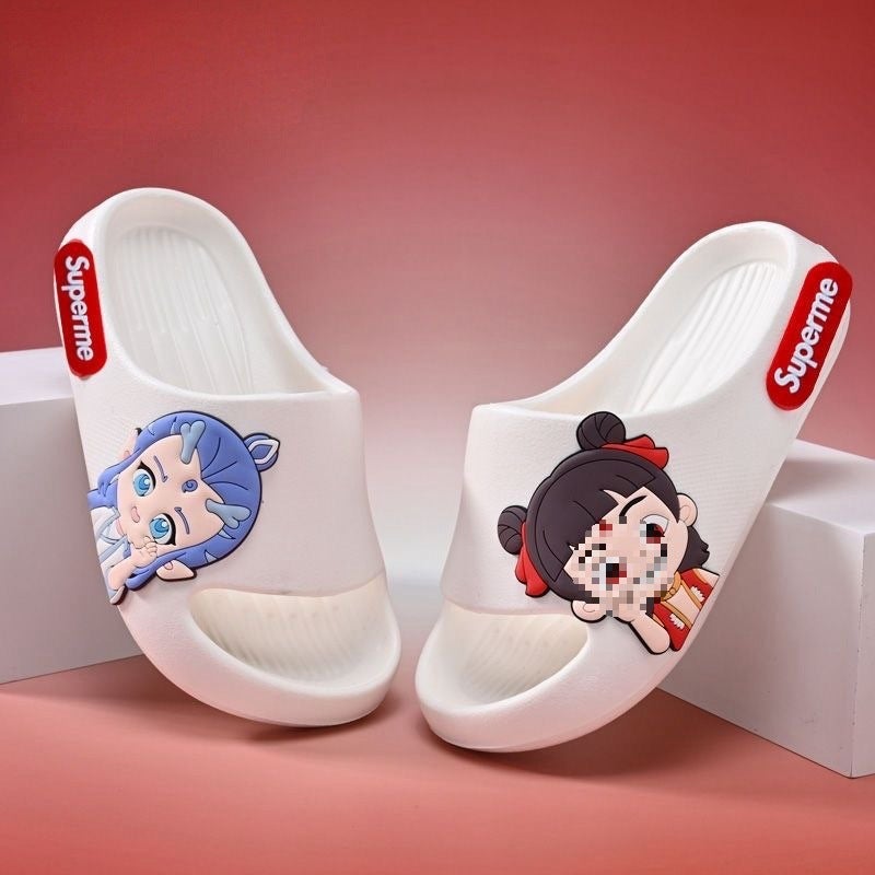 Nezha Ao Bing Kidsren'S Slippers Boys New Boys Non-Slip Girls Indoor Kidsren Girls Bathing Summer Baby - Image 4