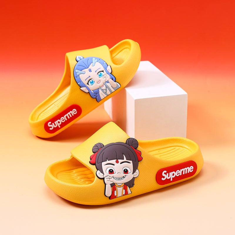 Nezha Ao Bing Kidsren'S Slippers Boys New Boys Non-Slip Girls Indoor Kidsren Girls Bathing Summer Baby - Image 1