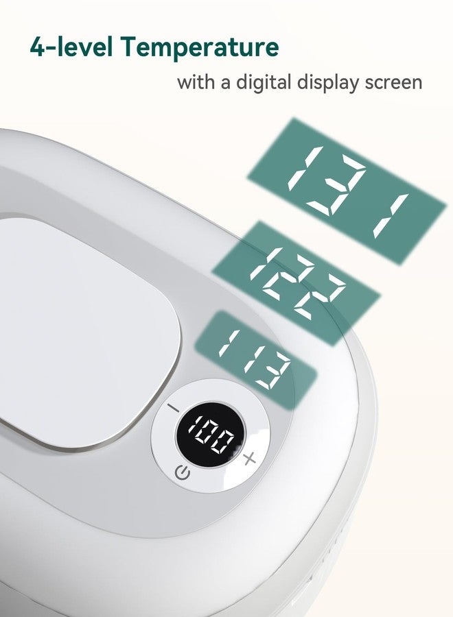 Babelio Baby Wipe Warmer and Wet Wipes Dispenser | Large Capacity Wipes Warmer for Babies with Night Light | Top Even Heating, 4-Level Temperature (100-131℉) | Newborn Essentials - Image 5