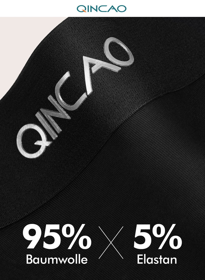 QINCAO QINCAO Men's boxer briefs, retro, pure cotton material, 12 pieces  size S  - Image 2