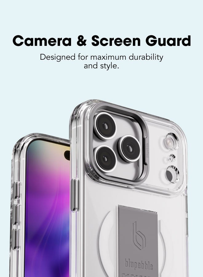 blupebble غطاء GripFlex MagSafe متوافق مع iPhone 17 Pro Max – غطاء واقي رفيع مضاد للصدمات - Image 2