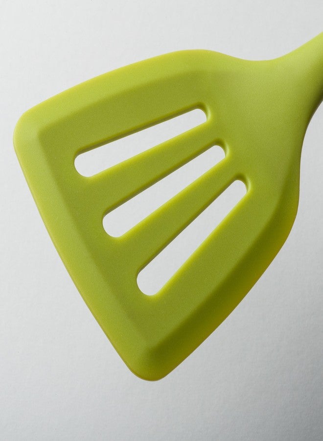 Zeal Silicone Non-Stick Slotted Fish Slice/Cooking Turner (30cm) -Lime - Image 5