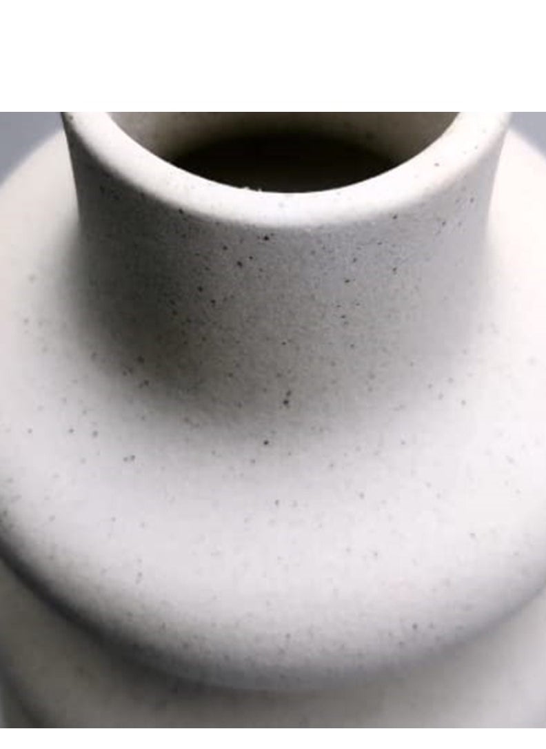 XiuWoo - White Wave Design Flower Vase - Image 1