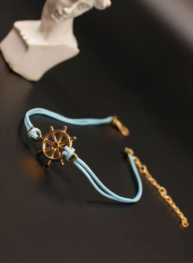 5esha Casual Wheel Pendant Anklet - Image 3