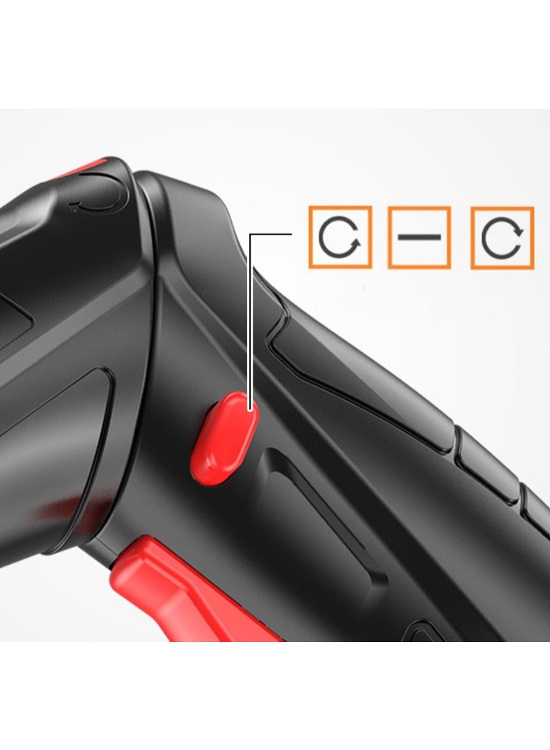 Portable Dual Electric Screwdriver Kit | Cordless Mini Power Driver with Adjustable Position Handle & LED Light | Quick & Easy Home & DIY Repair Tool Set - Image 3