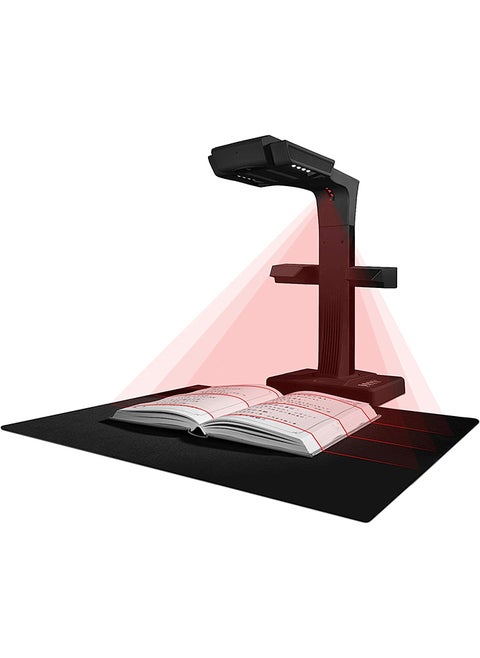 ET18 Pro Advanced Professional-Level Book & Document Scanner with Smart OCR for Mac and Windows, Patented Laser Auto-Flatten & Deskew Technology, Convert to PDF/Searchable PDF