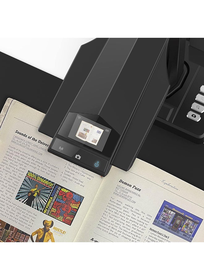CZUR - ET18 Pro Advanced Professional-Level Book & Document Scanner with Smart OCR for Mac and Windows, Patented Laser Auto-Flatten & Deskew Technology, Convert to PDF/Searchable PDF - Image 1
