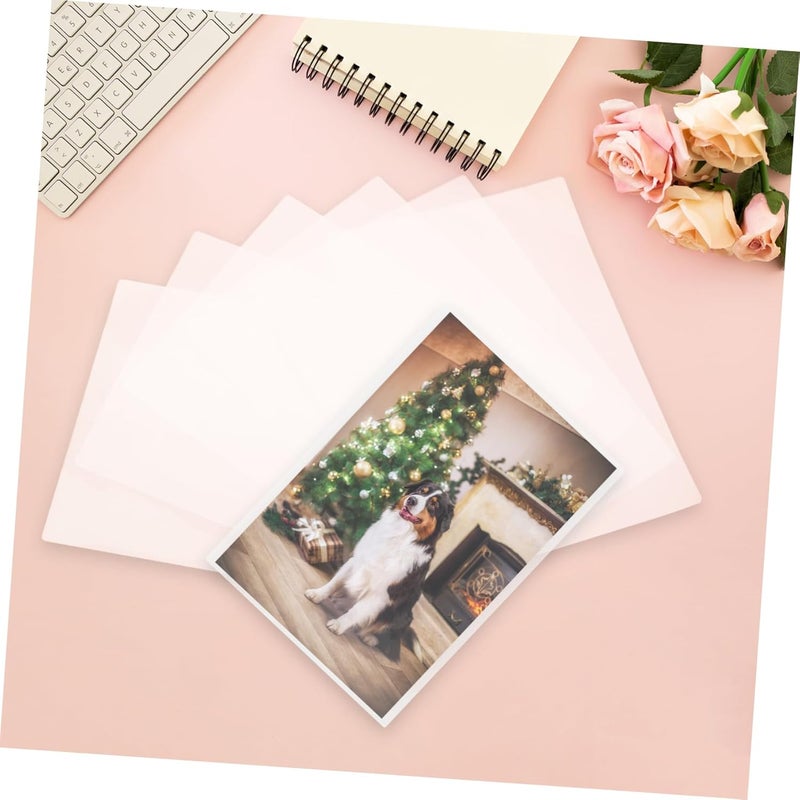 DOITOOL 100pcs Thermal Laminating Sheets Laminating Film for Photos Laminated Sheets Eva Pet Laminator Machine - Image 4