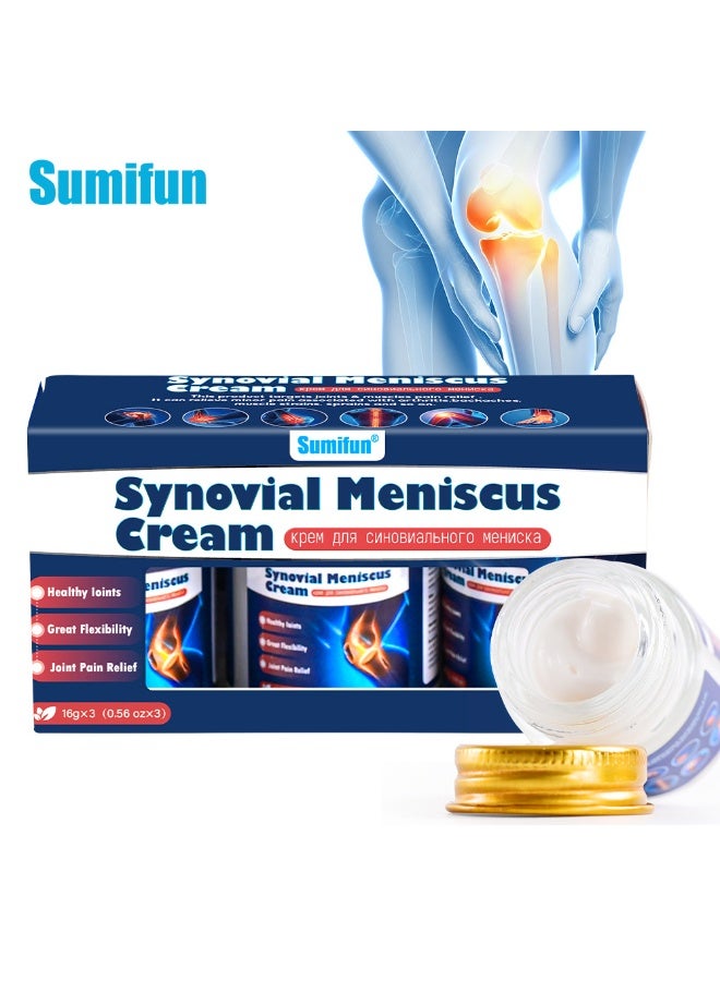 سوميفون كريم غضروف مفصلي سينوفي 3 قطع، جل بارد لعلاج التهاب الأوتار والقدم، وكريم علاج للمفاصل والعظام - Image 1