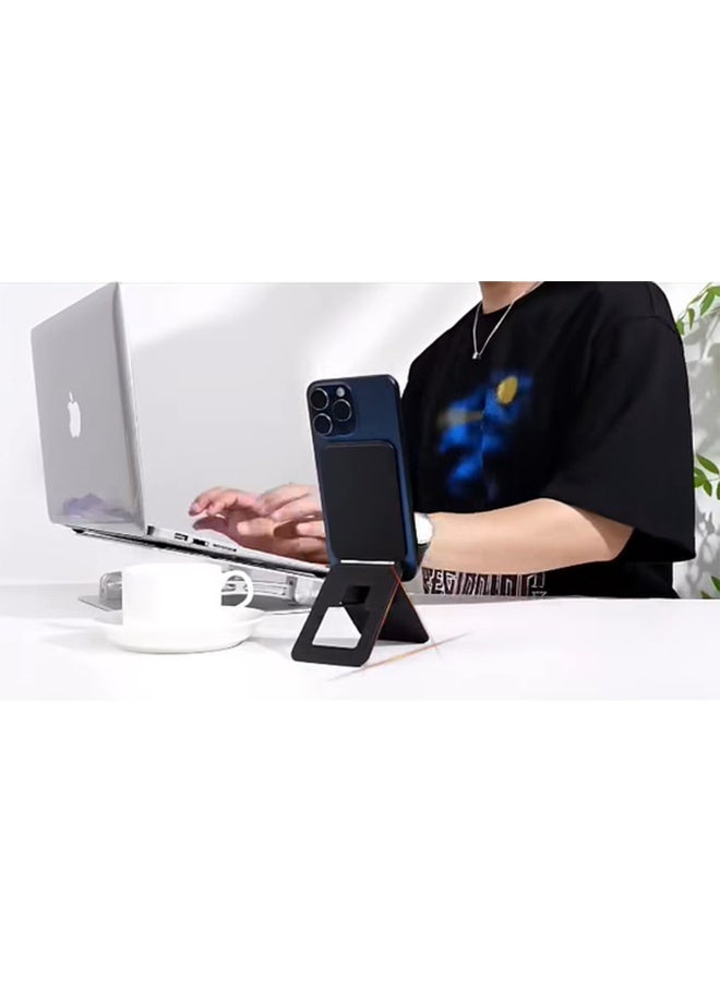 دبليو اي دبليو يو WiWU MW-004 محفظة مغناطيسية MagSafe للبطاقات Mag Wallet X Pro لون أسود - Image 1