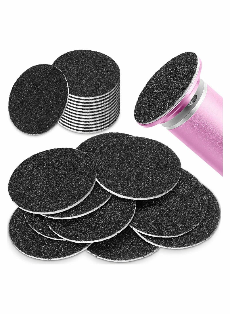 Y&D 180pcs Self-adhesive Sandpaper Disk Replacement Pad Foot File Disc for Electric Rasp Files Callus Cuticle Hard Dead Skin Removal Pedicure Tools 80Grit 100 Grit 180  - Image 1