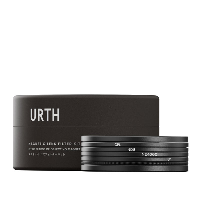 Urth 77mm 4-in-1 Magnetic Lens Filter Kit (Plus+) -UV, CPL, Neutral Density ND8, ND1000, Multi-Coated Optical Glass, Ultra-Slim Camera Lens Filters - Image 1
