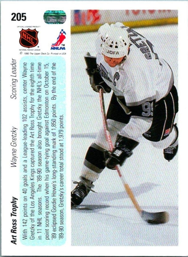 Upper Deck Hockey NHL 1990-91 Upper Deck #64 Ray Bourque #64 NM - Image 2