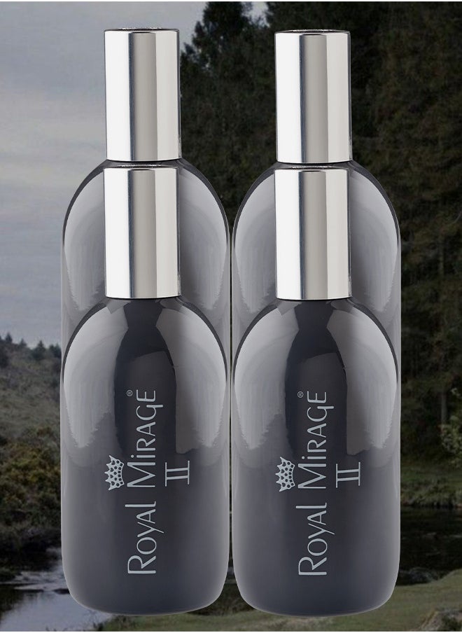ROYAL MIRAGE 4 Pieces Royal Mirage II Perfume For Unisex 120ml EDT  - Image 1