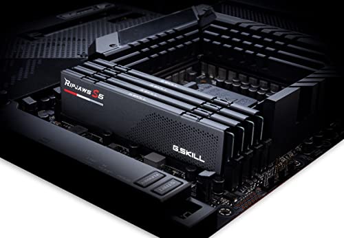 G.SKILL Ripjaws S5 Series DDR5 RAM (Intel XMP 3.0) 32GB (2x16GB) 6000MT/s CL30-40-40-96 1.35V Desktop Computer Memory U-DIMM - Matte Black (F5-6000J3040F16GX2-RS5K) - Image 4