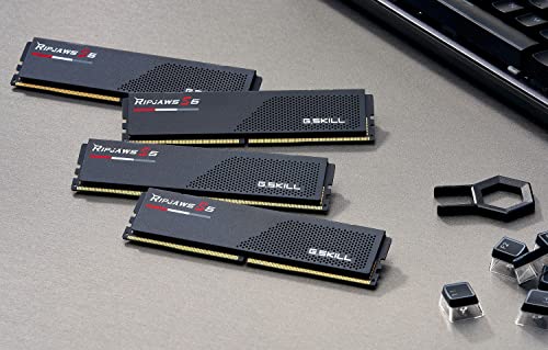G.SKILL Ripjaws S5 Series DDR5 RAM (Intel XMP 3.0) 32GB (2x16GB) 6000MT/s CL30-40-40-96 1.35V Desktop Computer Memory U-DIMM - Matte Black (F5-6000J3040F16GX2-RS5K) - Image 3