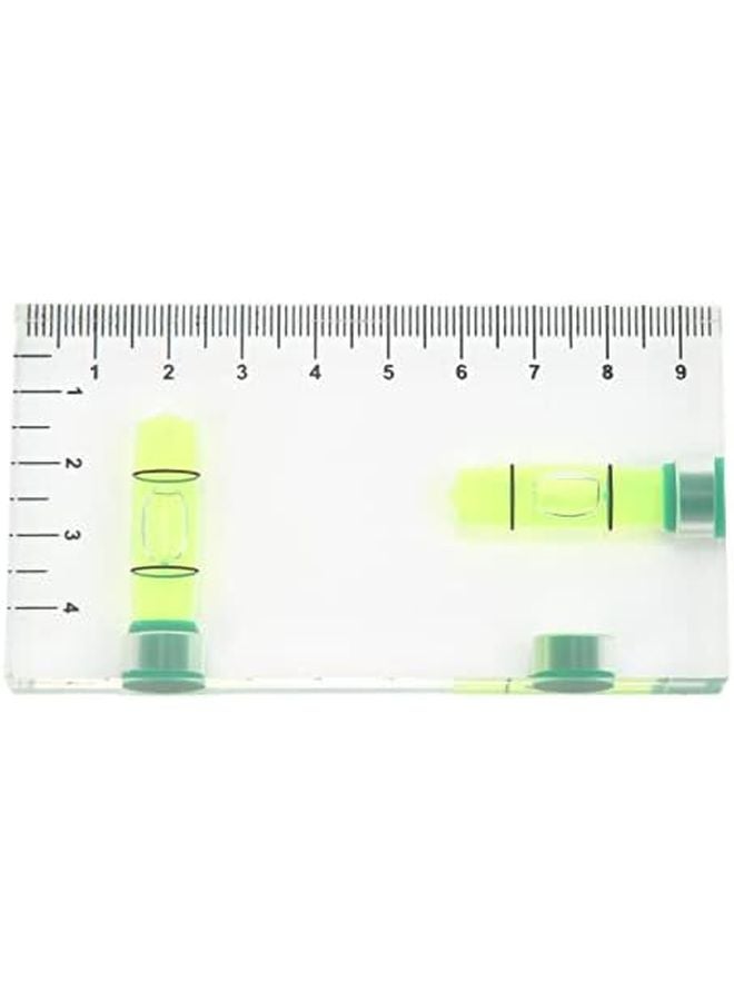 Acrylic Two Dimensional Horizontal Bubble Level For Picture Frame Desk Tripod - Image 1