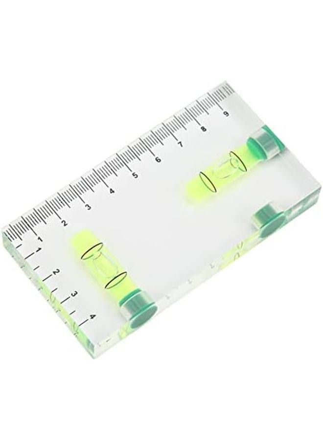 Acrylic Two Dimensional Horizontal Bubble Level For Picture Frame Desk Tripod - Image 5