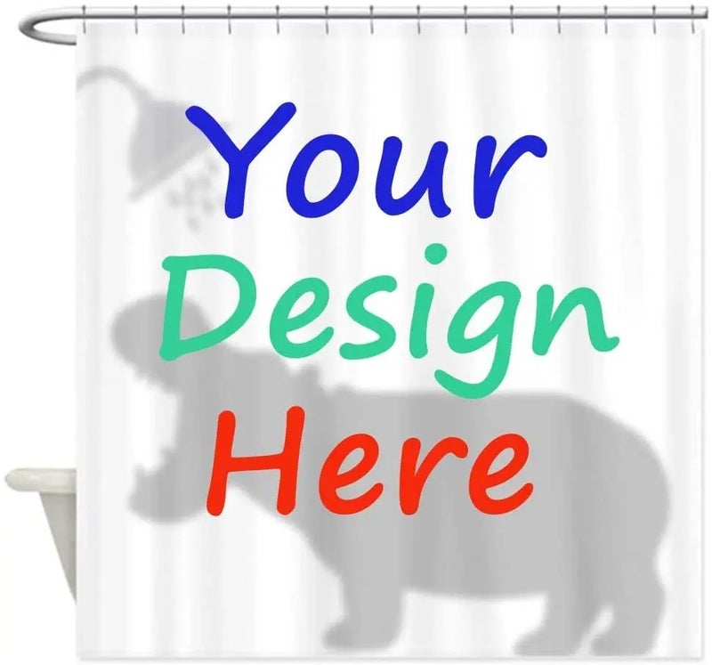 Y&D ized Shower Curtain Set Print Bathroom Sets With Shower Curtain  Personalized Waterproof Shower Curtain - Image 1