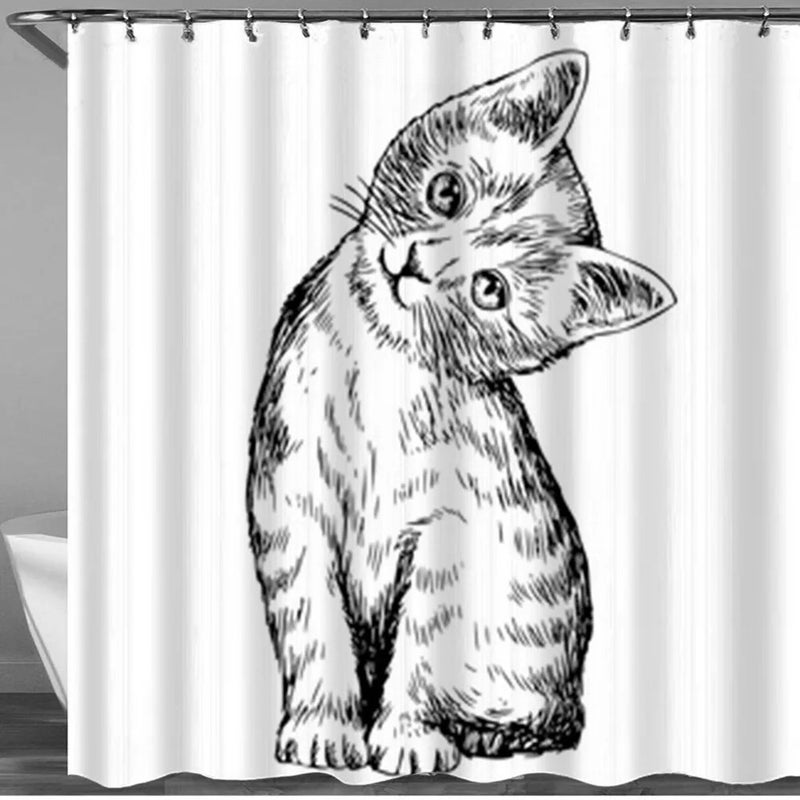Y&D ized Shower Curtain Set Print Bathroom Sets With Shower Curtain  Personalized Waterproof Shower Curtain - Image 2