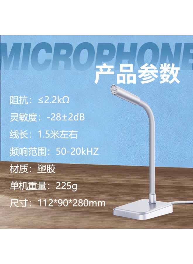 Saida Sada Mk11 Usb Desktop Computer Microphone Condenser Mic For Pc Laptop Karaoke Online Cl Video Conferencing Gaming With Flexible Arm Adjustment - Image 2