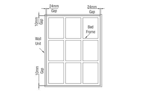 EBCO Blh Vertical Wall Bed Fitting 120Kg Capacity With Cover And Gas Lift Brown