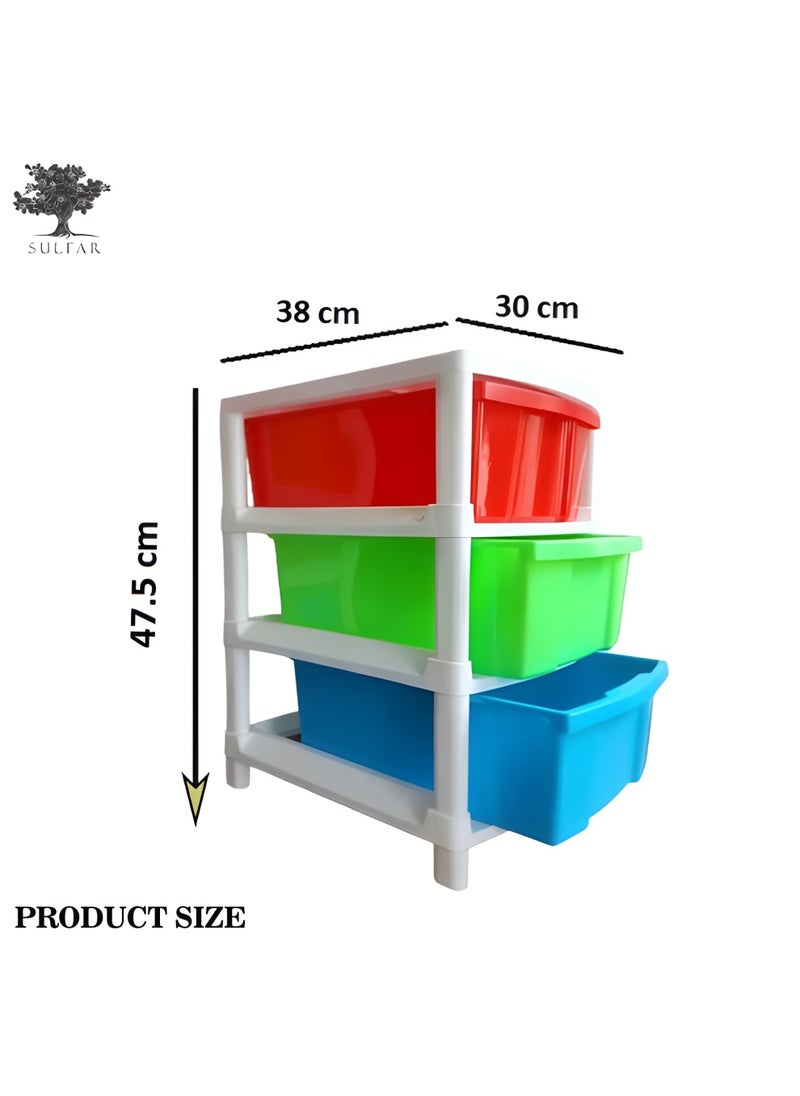 Sulfar 3XL Plastic Modular Drawer System for Home, Office, Hospital, Parlor, School, Doctors, Home and Kids (38cmx30cmx47.5cm) (3XL) (Multicolor) - pzsku/Z8722ADC88F4986D3D6A7Z/45/_/1733915884/dc1cd4b7-6fb7-4f18-ae10-9bcb89b493bf
